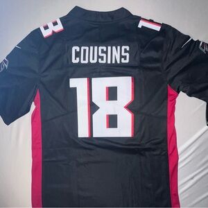 Kirk Cousins Black Atlanta Falcons Nike NFL On Field Football Jersey NWOT Large